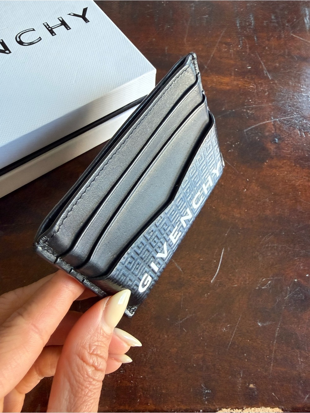 Givenchy Black Leather Cardholder - Picture 3 of 7